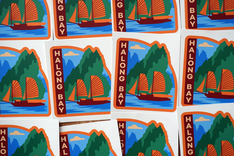 Halong Bay Vietnam Vinyl Sticker
