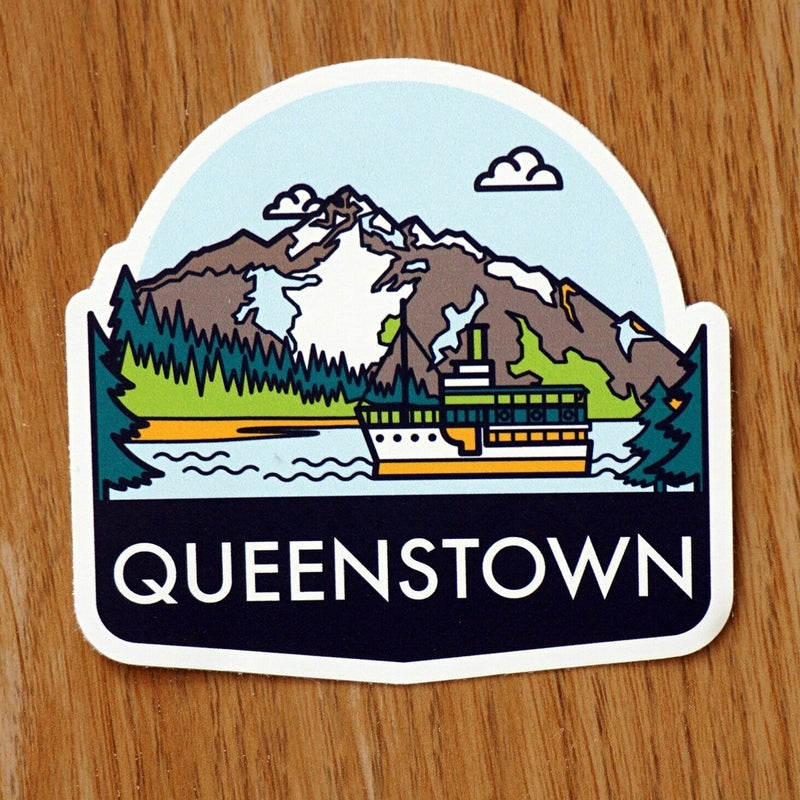 Queenstown New Zealand Vinyl Sticker