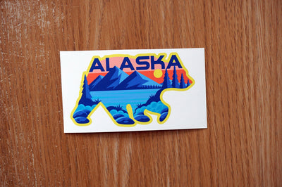 Alaska USA Vinyl Sticker