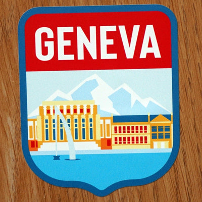 Geneva Switzerland Vinyl Sticker