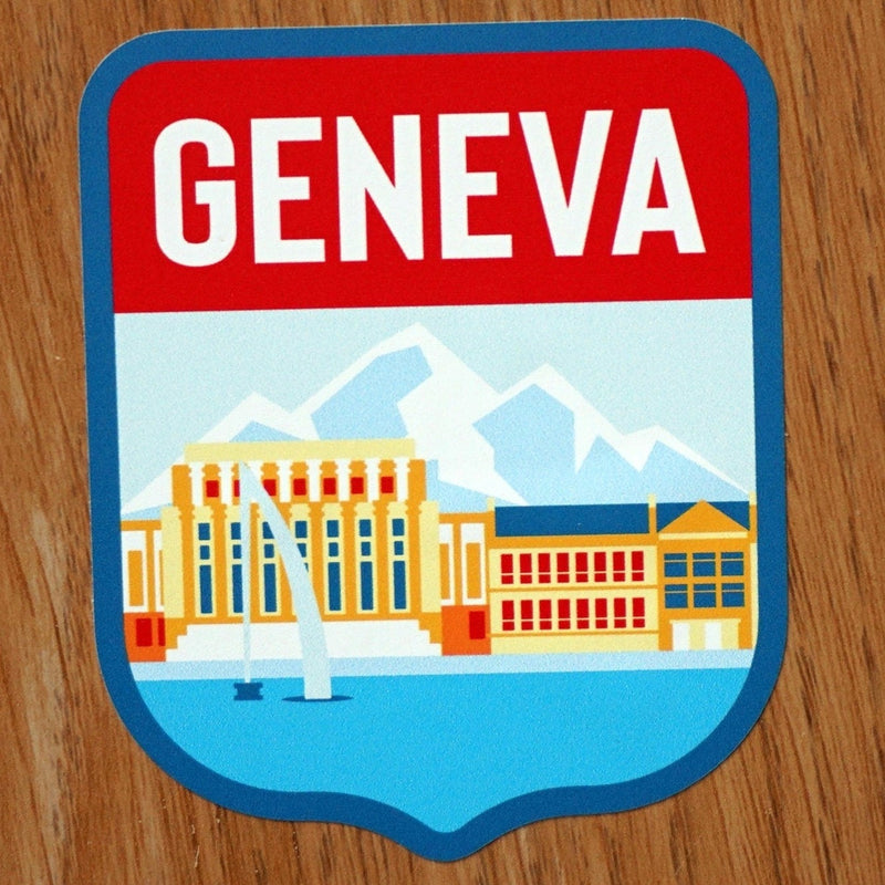 Geneva Switzerland Vinyl Sticker