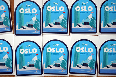 Oslo Norway Vinyl Sticker
