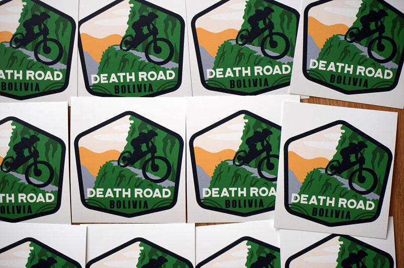 Death Road Bolivia Vinyl Sticker