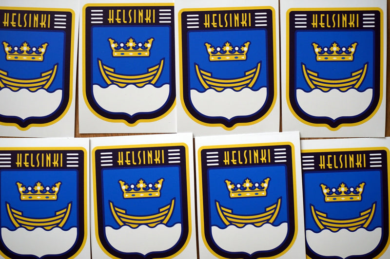 Helsinki Finland Vinyl Sticker