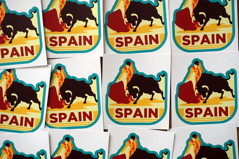 Spain Vinyl Sticker