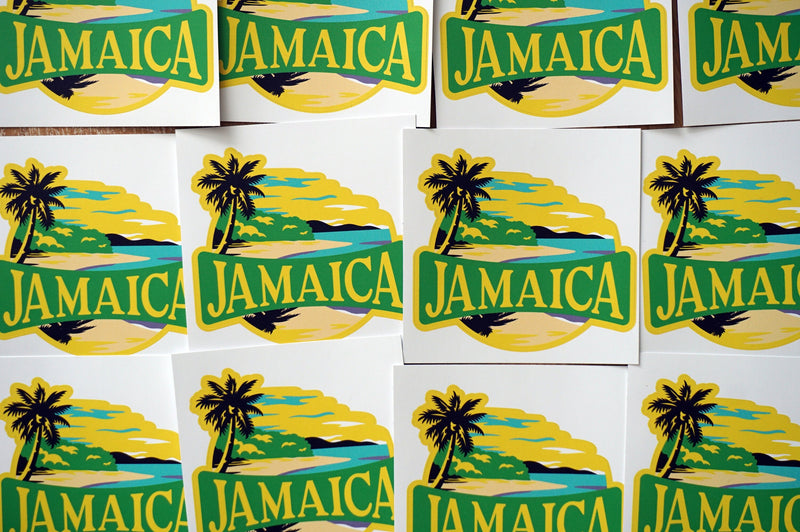 Jamaica Vinyl Sticker