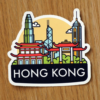Hong Kong Vinyl Sticker
