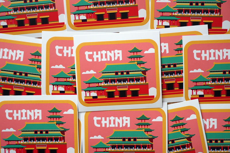 China Vinyl Sticker