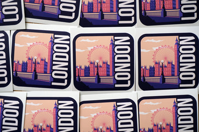 London England UK Vinyl Sticker