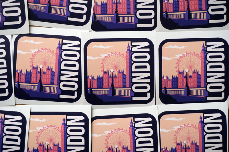 London England UK Vinyl Sticker