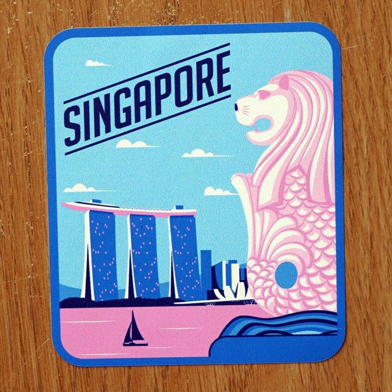 Singapore Vinyl Sticker
