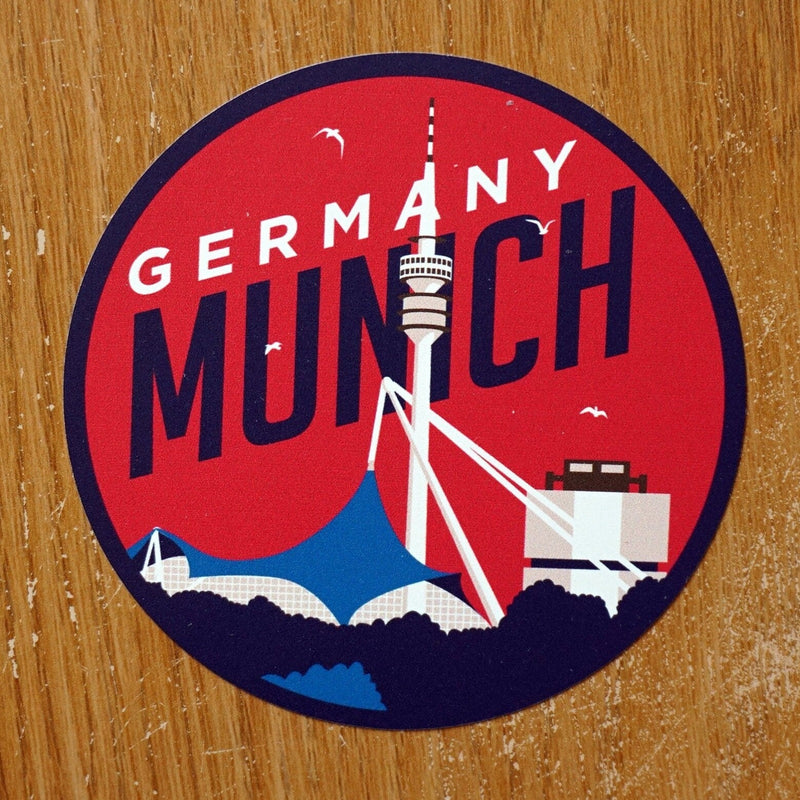 Munich Germany Vinyl Sticker,