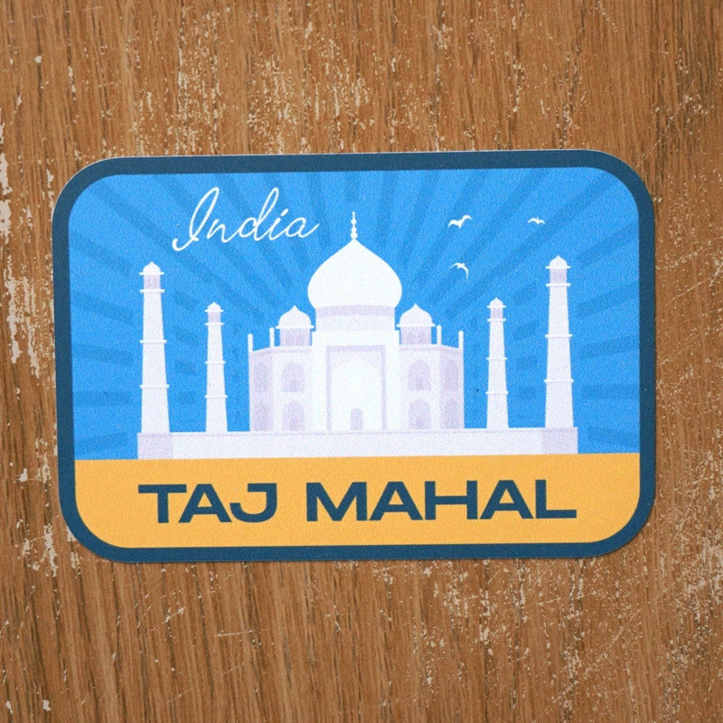 Taj Mahal India Vinyl Sticker