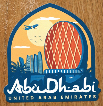 Abu Dhabi UAE Vinyl Sticker