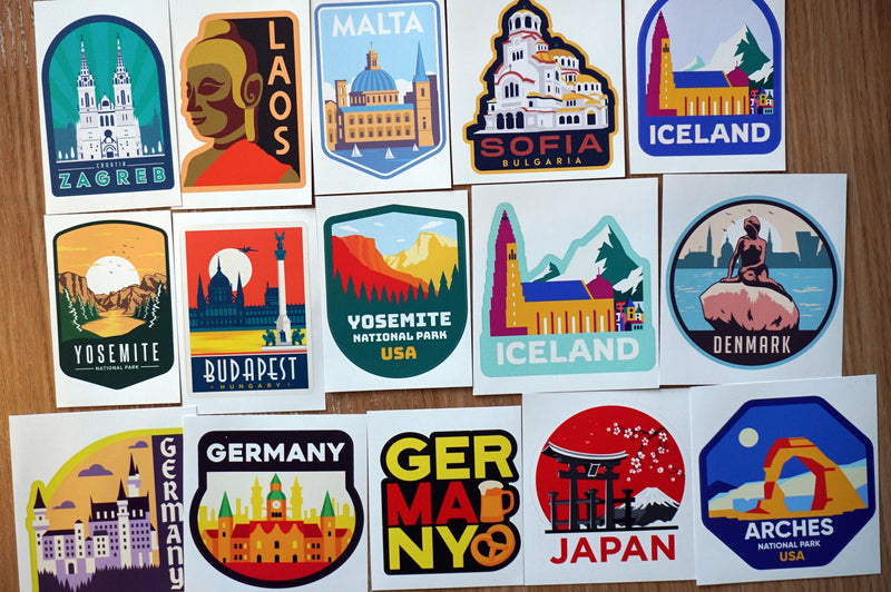 Budapest Hungary Vinyl Sticker