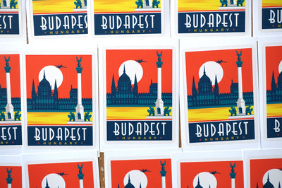 Budapest Hungary Vinyl Sticker