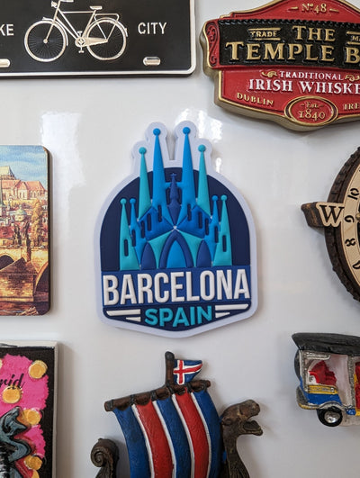 Barcelona Spain Fridge Magnet