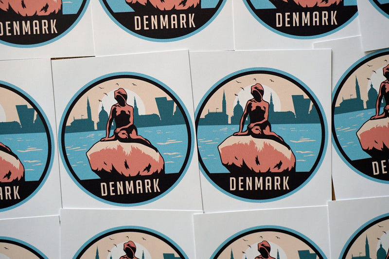 Denmark Vinyl Sticker
