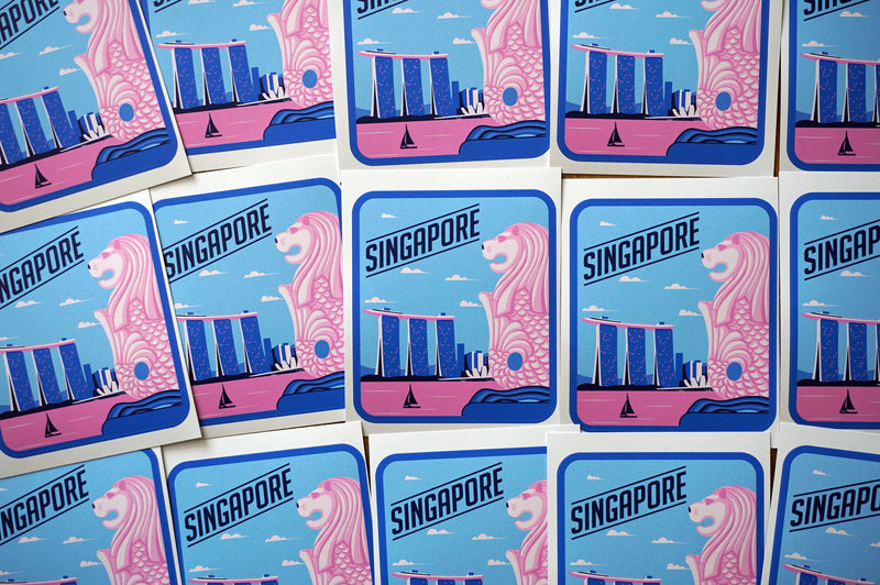 Singapore Vinyl Sticker