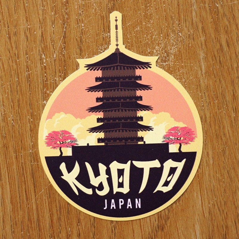 Kyoto Japan Vinyl Sticker,