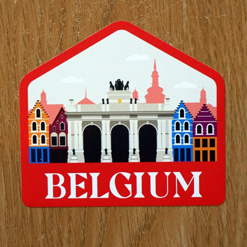 Belgium Vinyl Sticker
