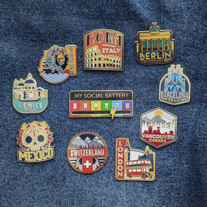 Berlin Germany Hard Enamel Pin