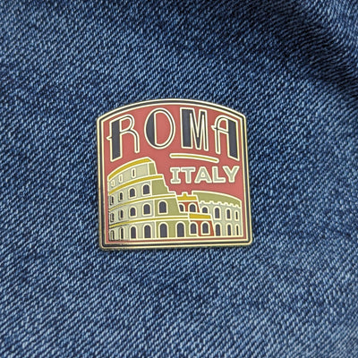 Roma Italy Hard Enamel Pin