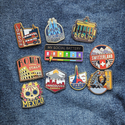 London England Hard Enamel Pin