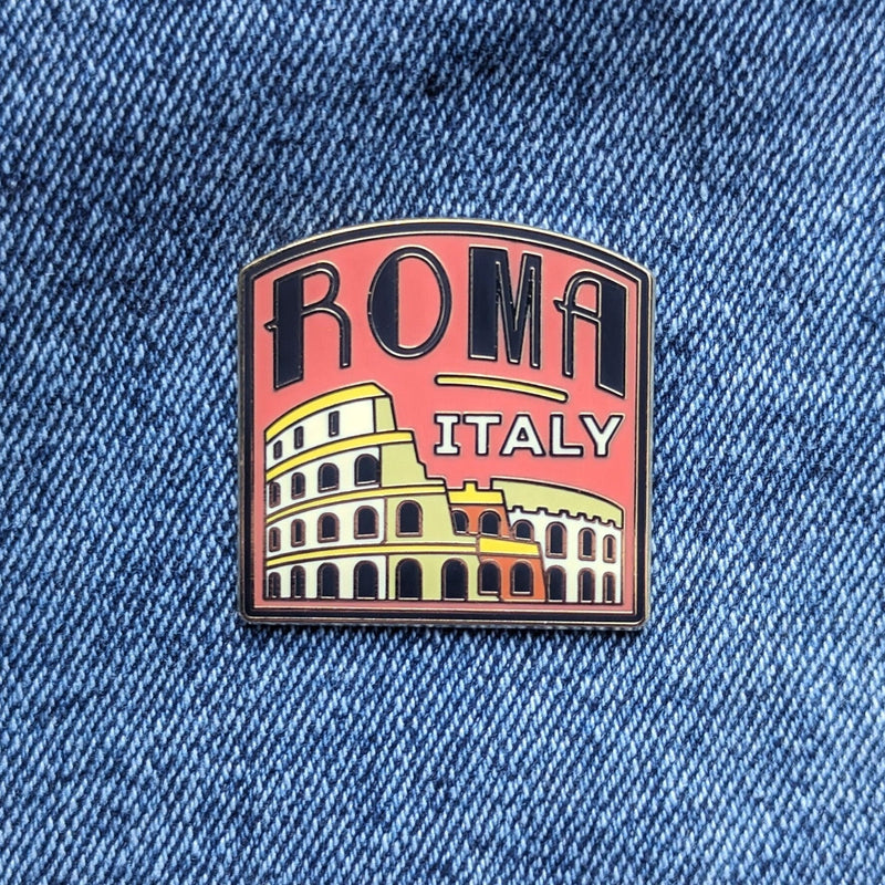 Roma Italy Hard Enamel Pin