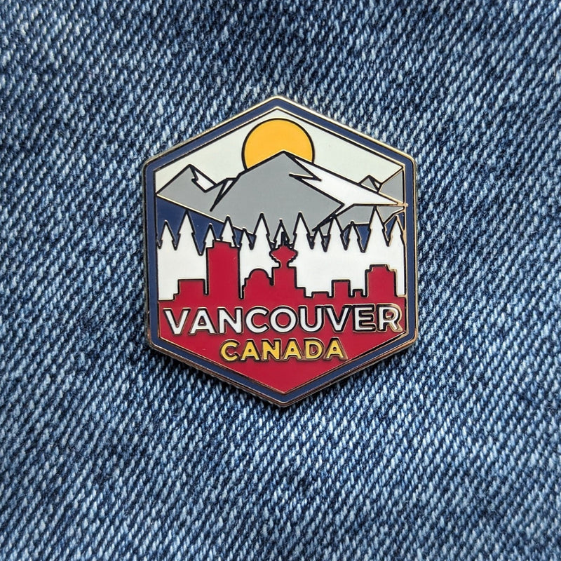 Vancouver Canada Hard Enamel Pin